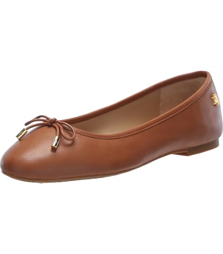 Amazon.com | Lauren Ralph Lauren Jayna Flat, Explorer Sand, 5 | Flats